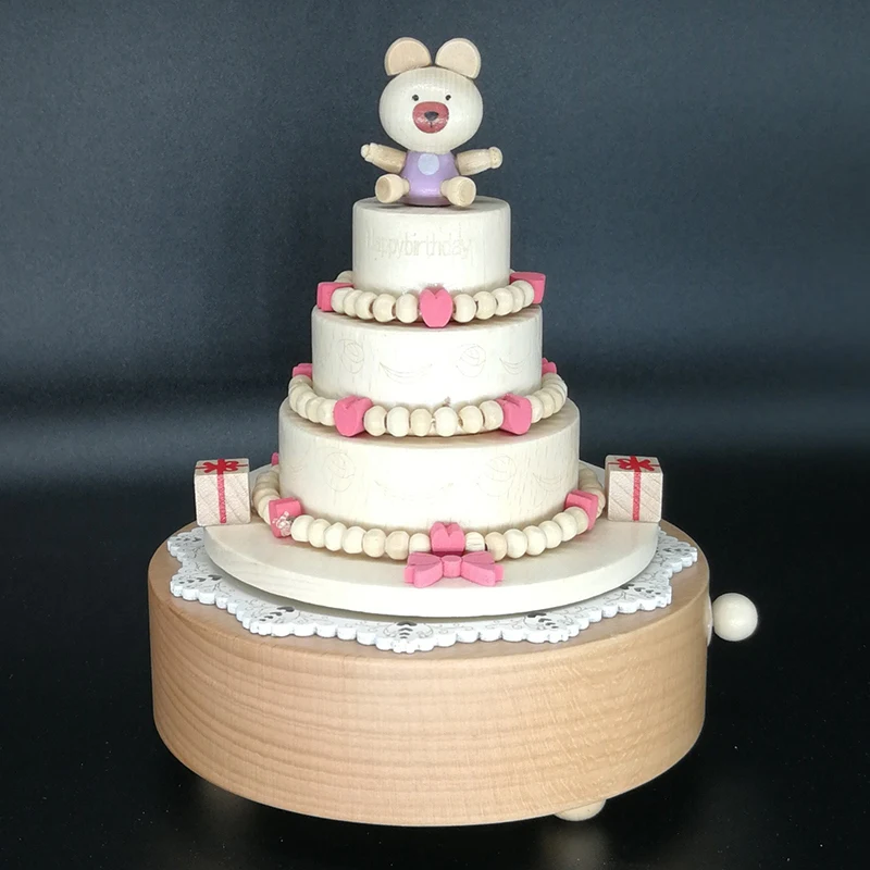 Карусель музыкальные коробки деревянный музыкальный чехол поделки подарок на