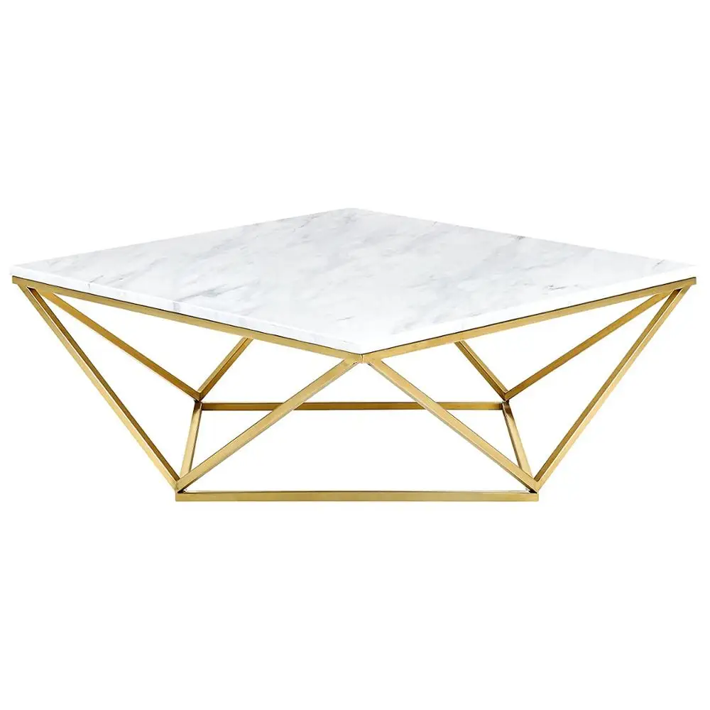 Магазин с фабрики роскошный многоугольный журнальный столик вырезами и