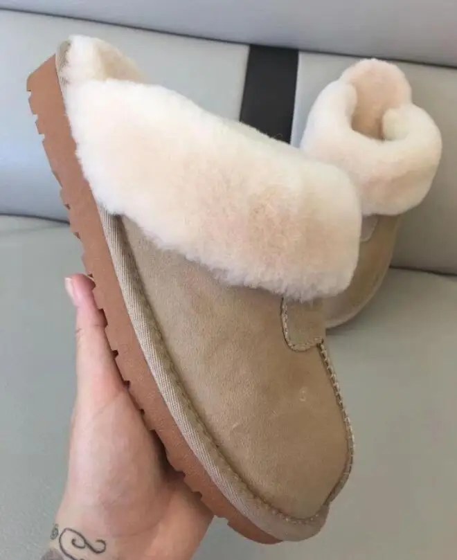 Высокое качество австралийские теплые хлопковые тапочки мужские и женские