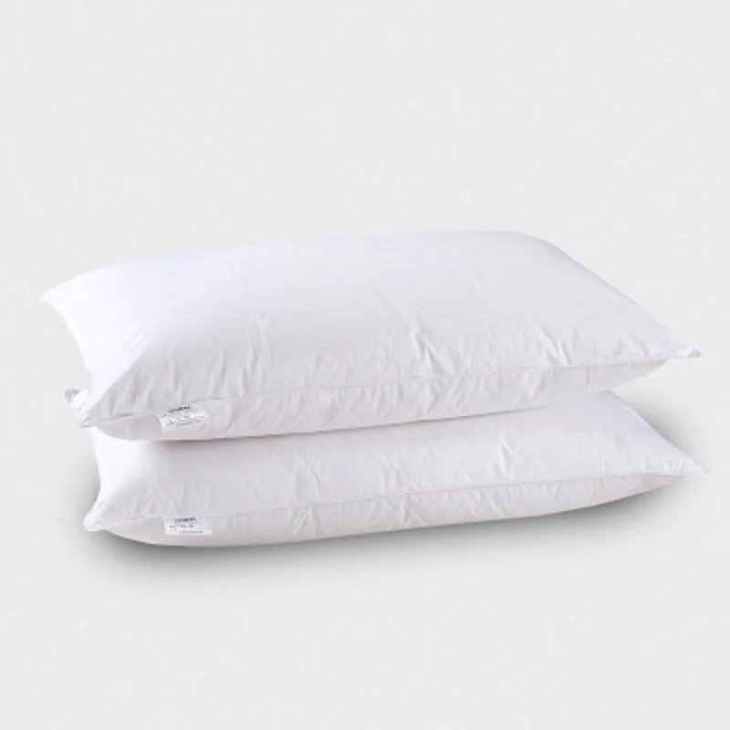 

48*74cm Bread White Duck/Goose Down Feather Pillows for Sleeping Bed Pillows Home Textile Single Pillow for Health Sleeping