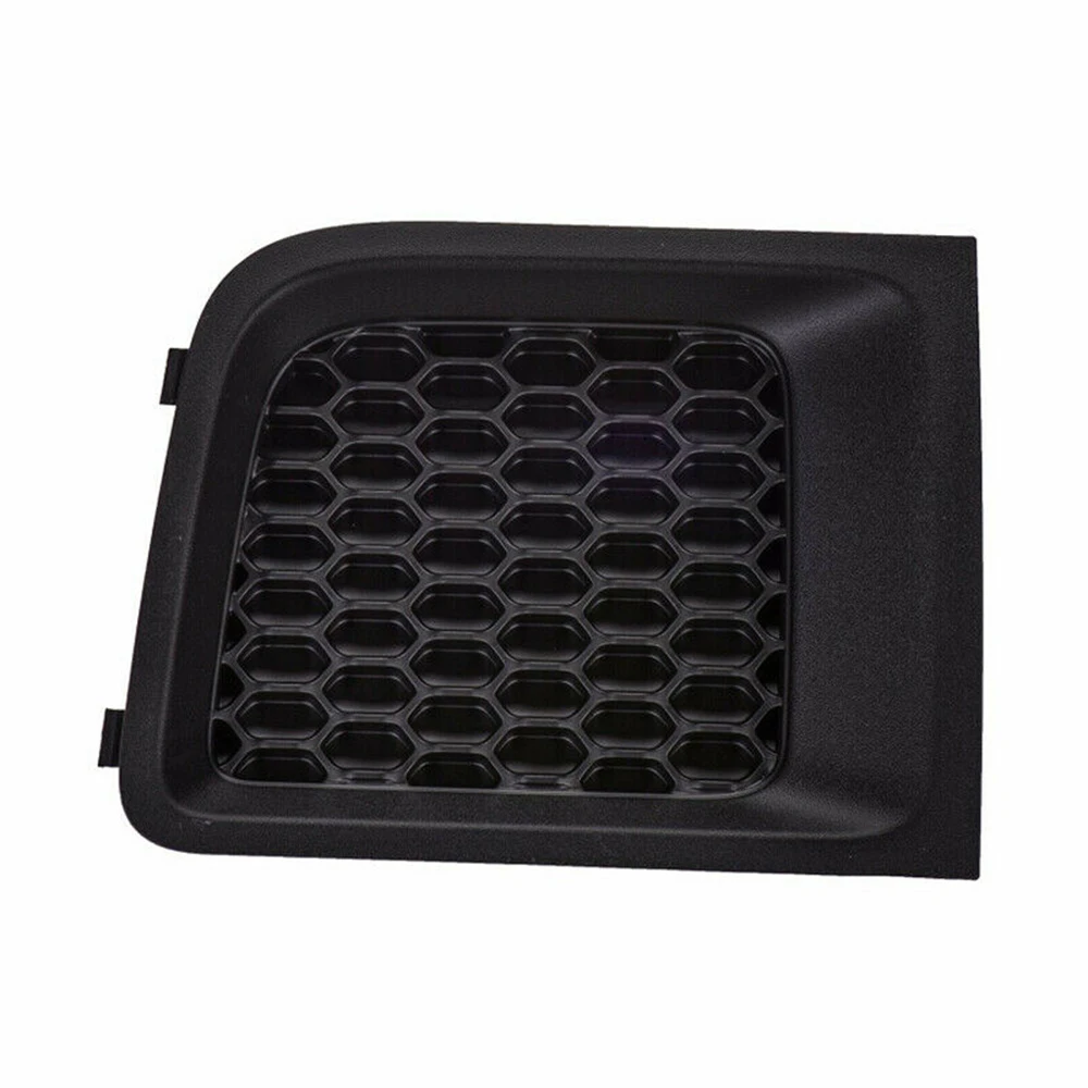 

Black Bumper Grille Bezel 2pcs ABS Cover For 15-18 Jeep Renegade LH + RH Parts