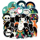 Наклейки в виде животных TD ZW 100 шт.лот, ПВХ водонепроницаемые игрушки, наклейки для ноутбука, чемодана, бутылки с водой, холодильника, наклейки VSCO