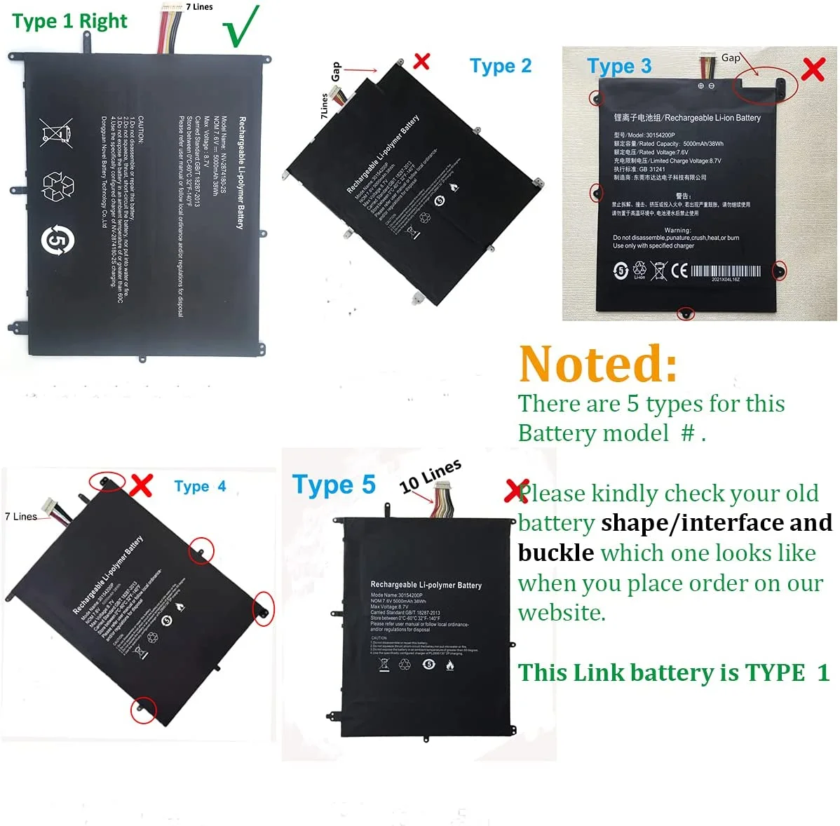 Фонарь для ноутбука аккумулятор JUMPER 30154200P фонарь TH140A 2310 Ezbook X4 NB133 7 6 V 5000mAh 4cell -