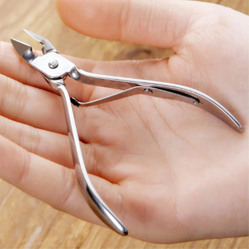 

1 piece of professional nail skin pliers stainless steel nail skin pliers dead skin removal manicure trimmer tool