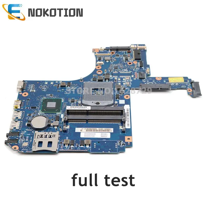 

Материнская плата NOKOTION для ноутбука TOSHIBA Satellite L50 L50-A P50, материнская плата HD4000 HM70 DDR3 H000053120