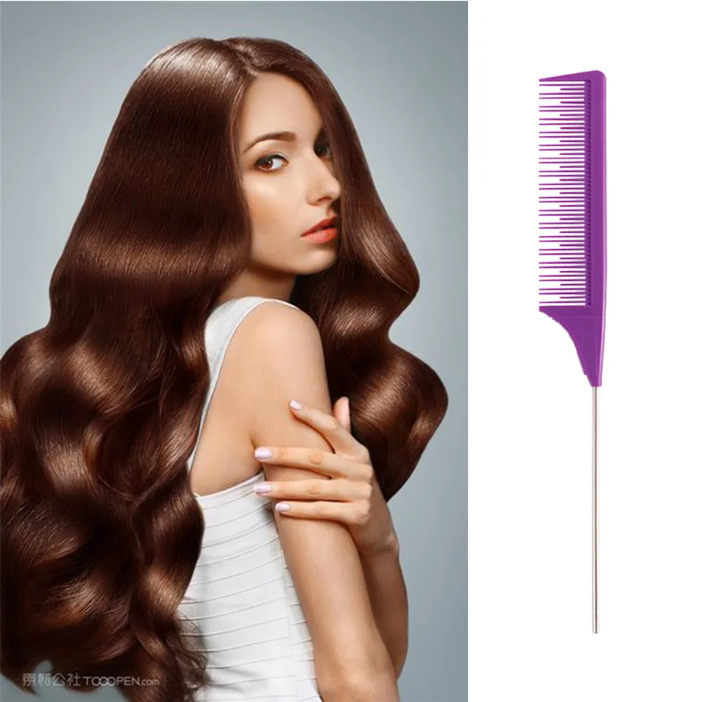 Профессиональный салон Rat хвост гребень для волос режущая сбор тонкой зуб