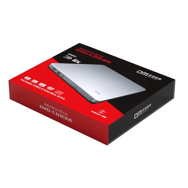 DM USB Оптический привод Внешний 3 0 CD/DVD ROM Combo DVD RW горелка для ноутбука Dell Lenovo Mac OS
