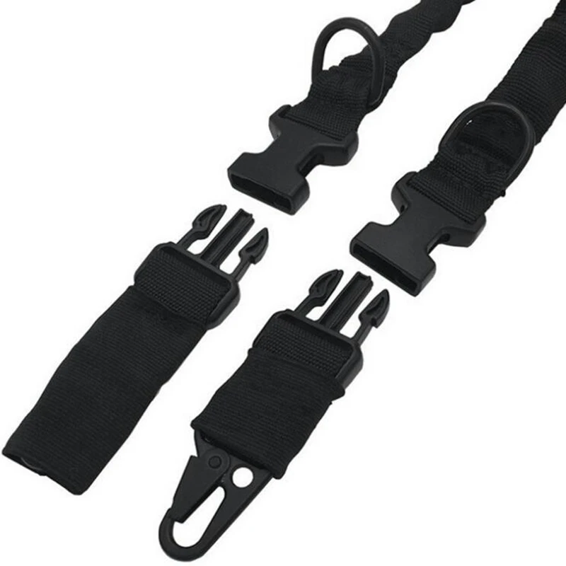 

Hunting Tactical Rifle Sling Single/Double Point Transfer Gun Shoulder Strap Paintball Military Army Shotgun Airsoft Lanyard
