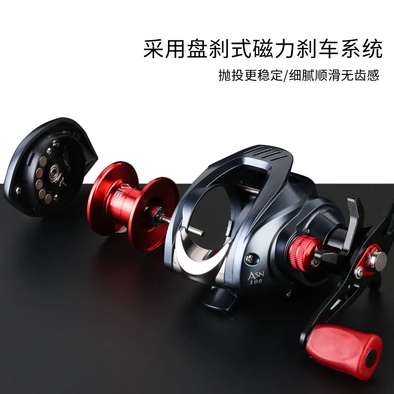 Новая Сверхлегкая высокоскоростная катушка для заброса приманки с двойной