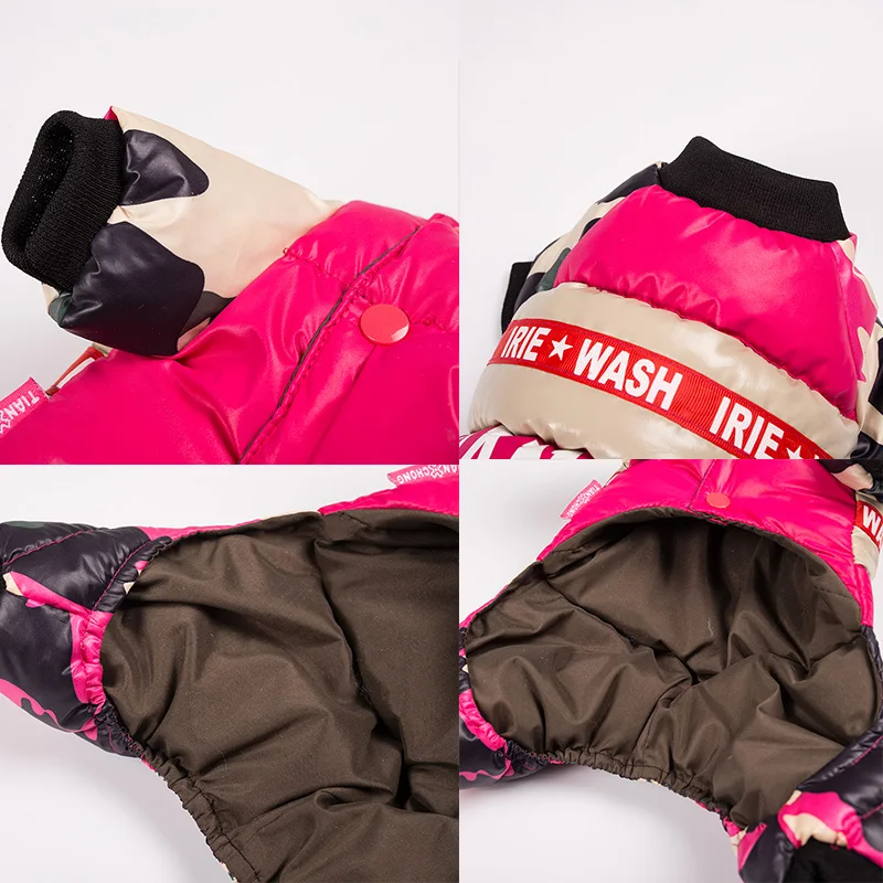 2019 зимняя одежда для собак маленьких теплое пальто куртка Водонепроницаемый