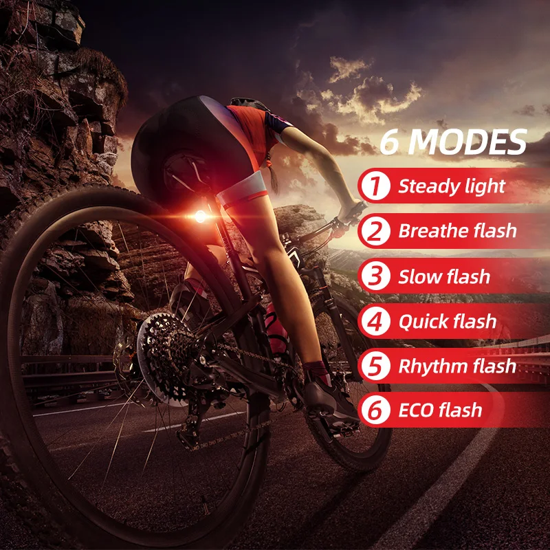 LEADBIKE стоп-датчик фонарь для велосипеда автоматический запуск/стоп-сигнал задний