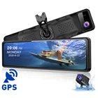 Автомобильный видеорегистратор 4K DVR 12 дюймов GPS Sony IMX415 зеркало заднего вида 1080P видеорегистратор крепление Автомобильная камера безопасности Dvr