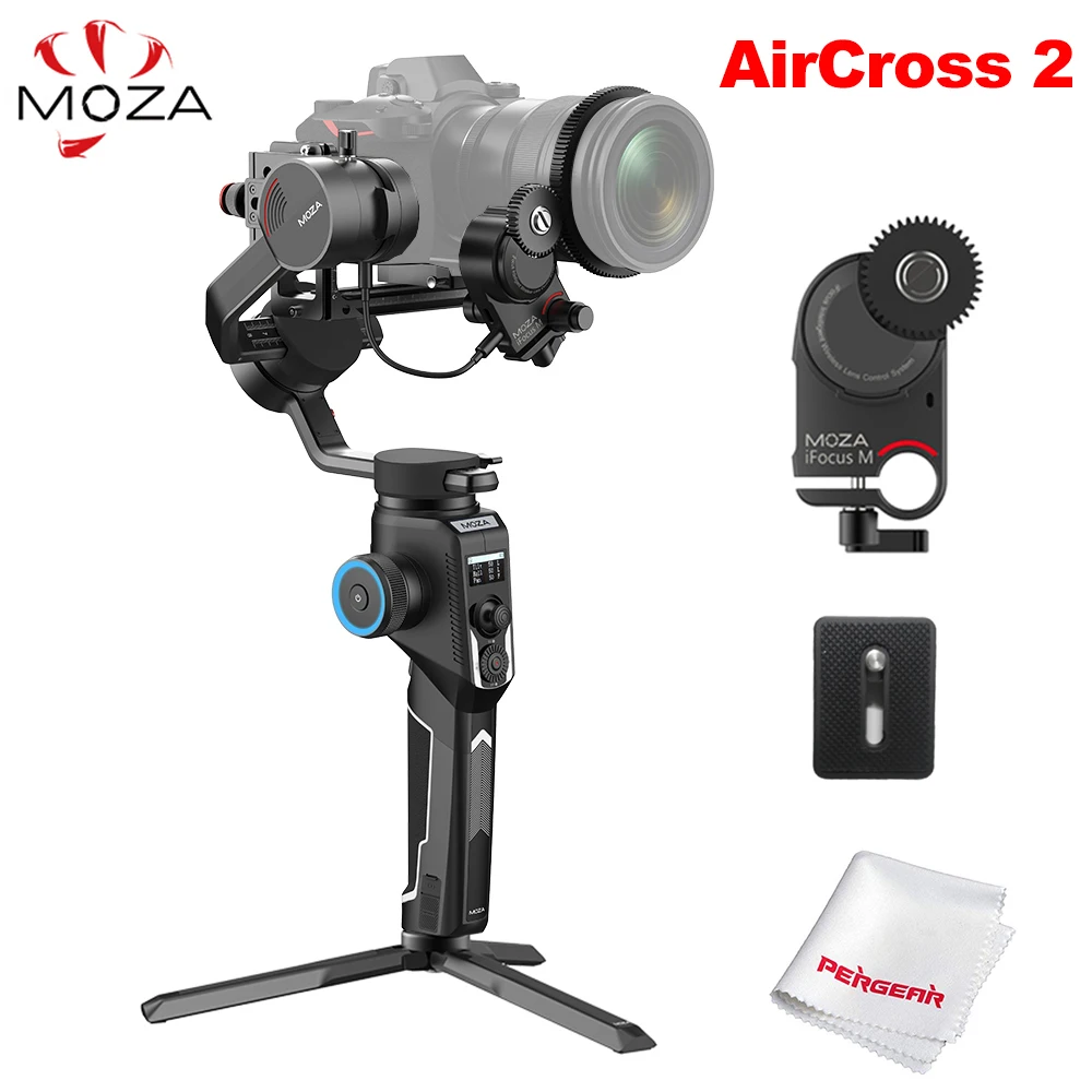Moza AirCross 2 3-осевой ручной шарнирный стабилизатор для камеры GoPro и iFocus-М для непрерывного изменения фокусировки камеры мотор для sony DSLR Камера vs DJI Ronin SC