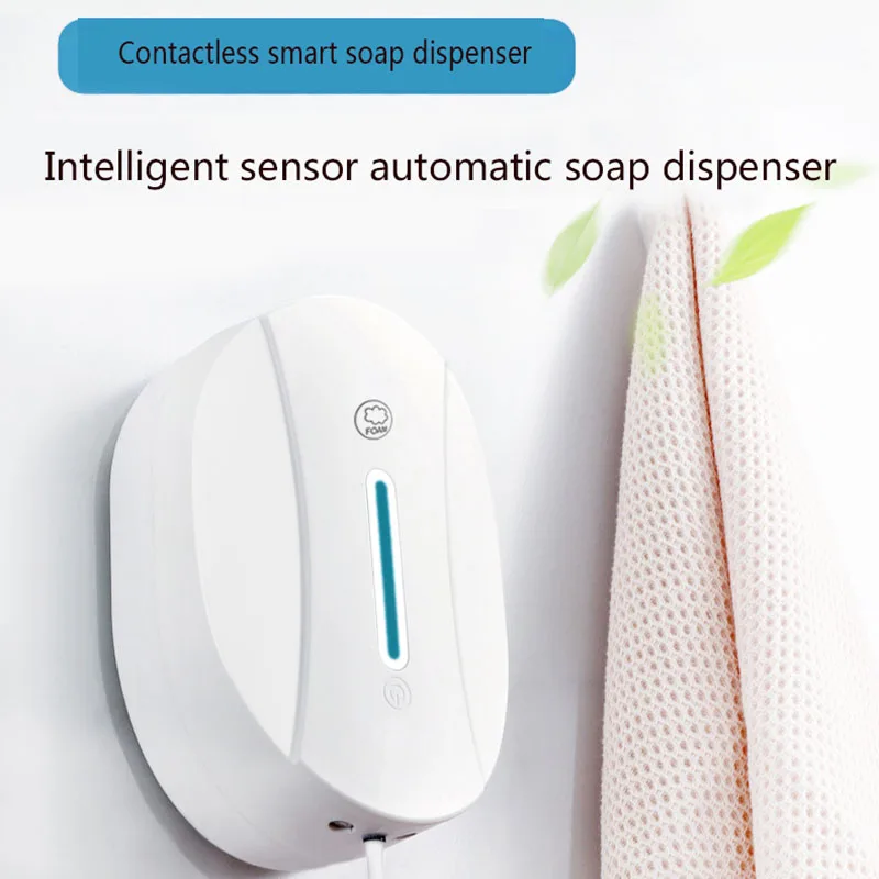 

550ml Touchless Automatic Sensor Foam Soap Dispenser Hand Sanitizer Liquid Gel Alcohol Spray Wall Mounted Machine Box Soap Case