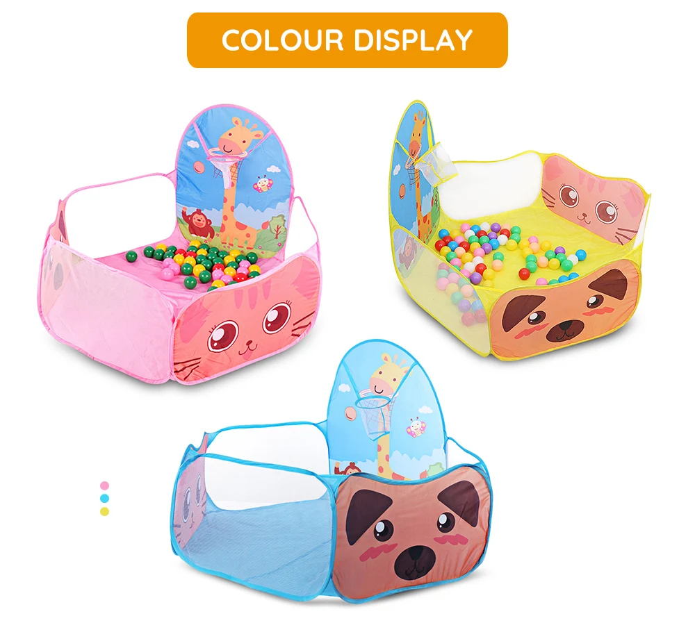 Складной морской шар яма игра бассейн с игровой корзиной дом Детская Игровая палатка для садовых и комнатных растений задний двор игровой дом Детская палатка огороженная игра