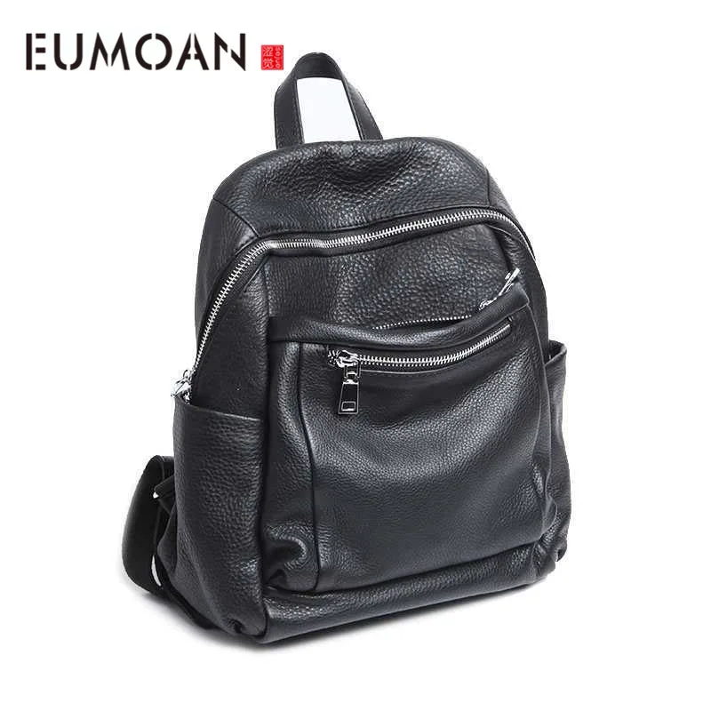 EUMOAN новинка 2020 сумка через плечо женская Корейская версия кожаный рюкзак дикая