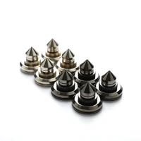 4 pcs speakers stand feet foot pad pure copper silver loudspeaker box spikes cone floor foot nail m2826