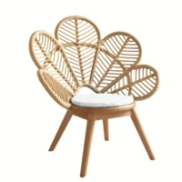 real rattan weaving leisure chair living room chairs petal chair