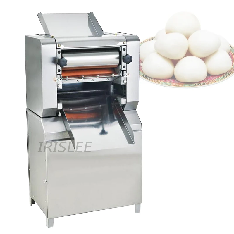 

Электрическая пресс-машина для лапши, тестовальный ролик из нержавеющей стали, настольная машина для приготовления макаронных изделий, пел...