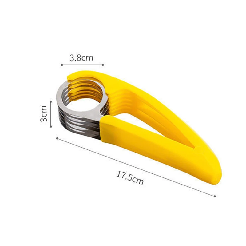 Kitchen Manual Banana Slicer Sausage Chopper Stainless Steel Cucumber Salad Cutter Fruit Vegetable Food Processors Cooking Tools images - 6