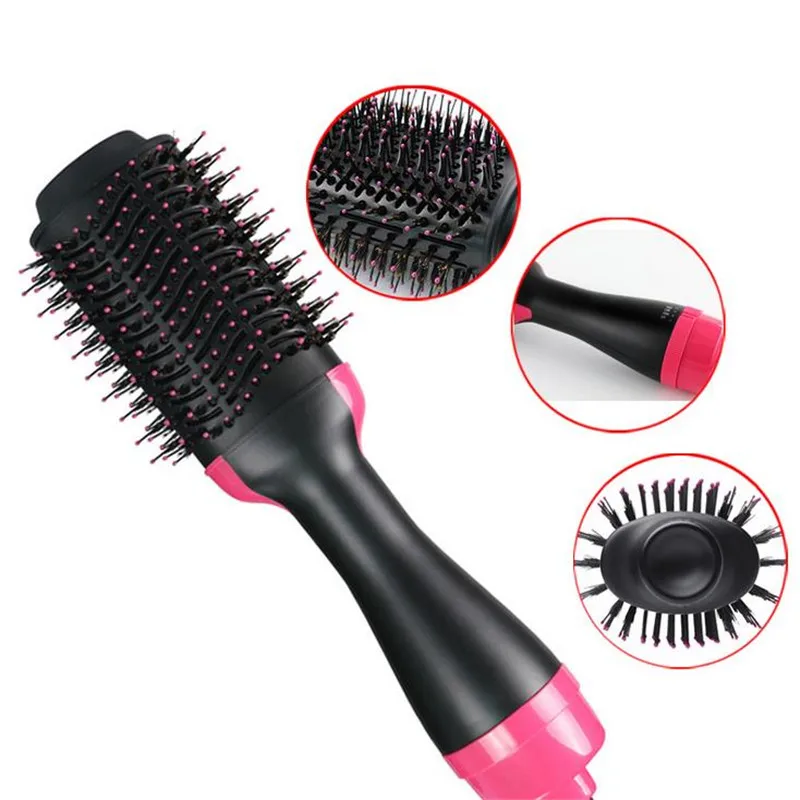 

2 in 1 Multifunctional Hair Dryer Rotating Hot Hair Brush Curler Roller Rotate Styler Comb Styling Curling iron 20#