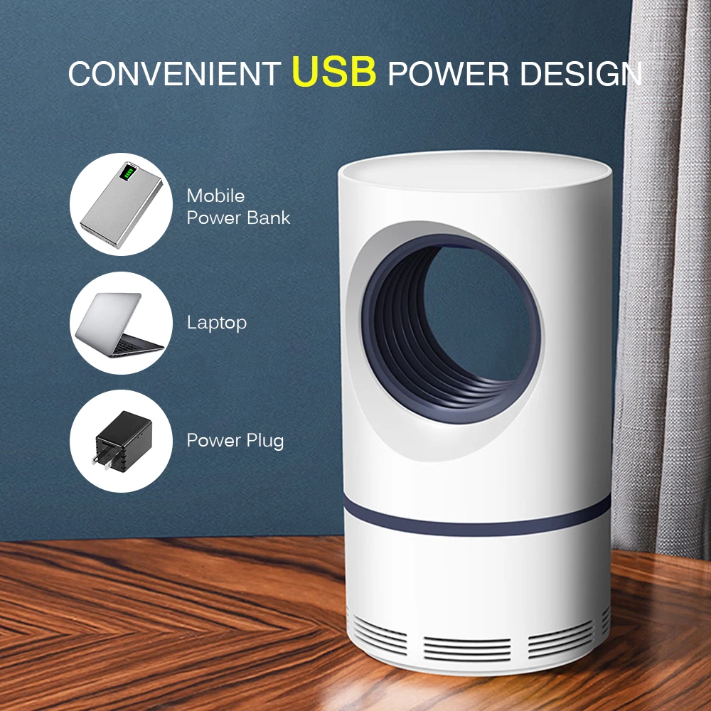 Новая электрическая ловушка для комаров, лампа USB Мощность Антимоскитные штаны zapper ловушка светодиодный Ночной светильник лампа ошибка насекомых вредителей убийца светильник Отпугиватель москитов средство