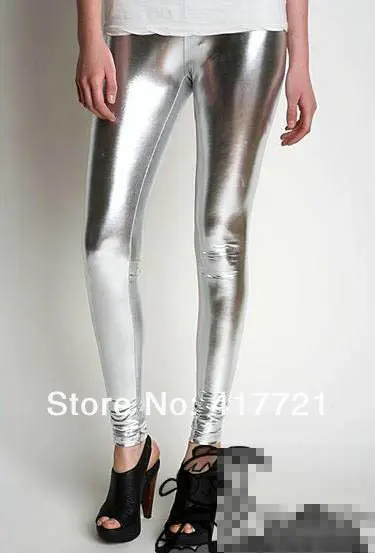 Новое поступление модные пикантные облегающие колготки ML7555 блестящие