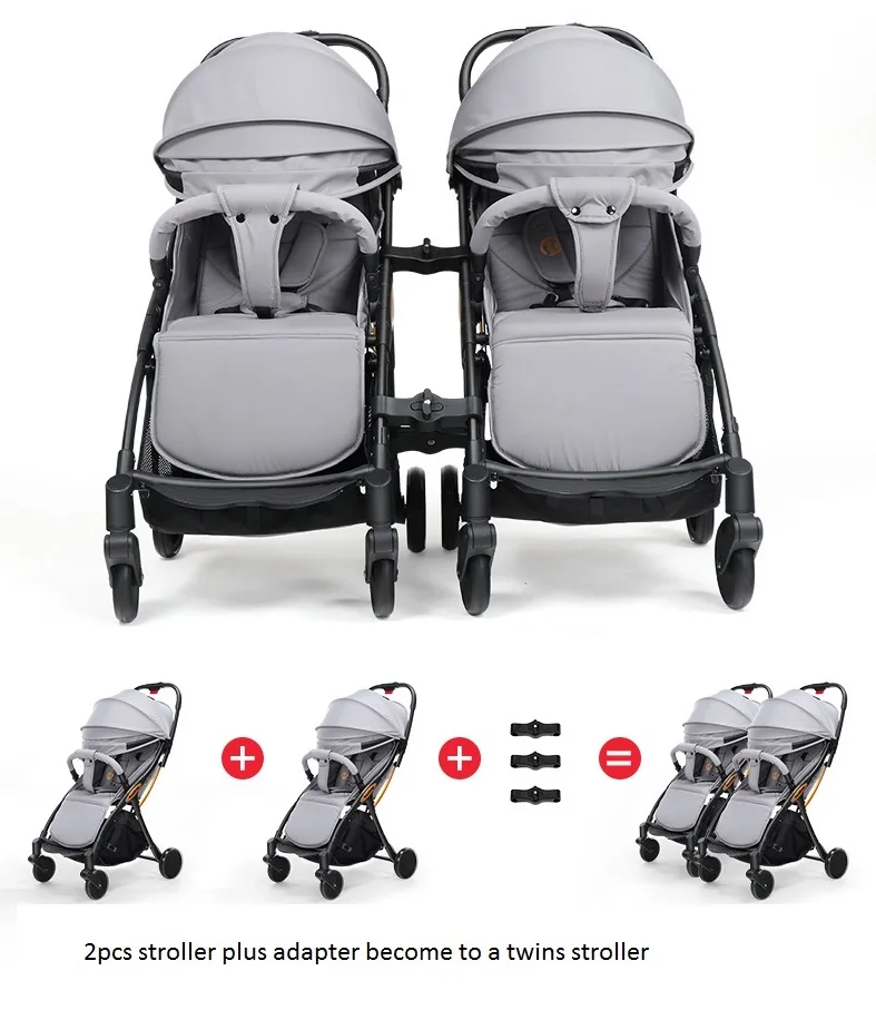 

Portable foldable Baby Stroller,kinderwagen, recline complete for newborn,automatic folding,light weight land on plane pram