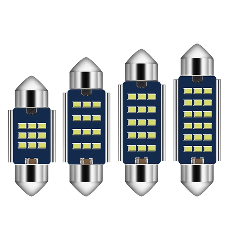 

100pcs NEW Car LED C5W LEDs Festoon Products 9 12 15 18 LED 2016 Auto Interior Dome Lamp Reading Light Accessories