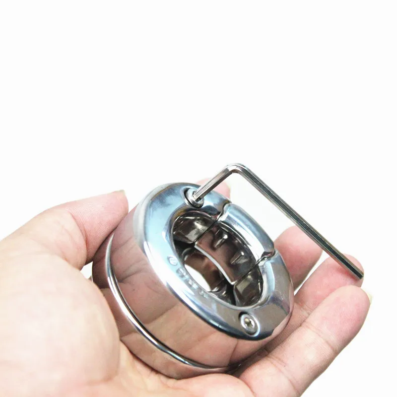 Кольцо на пенис из нержавеющей стали в форме отверстия|chastity device|cock ringpenis ring |