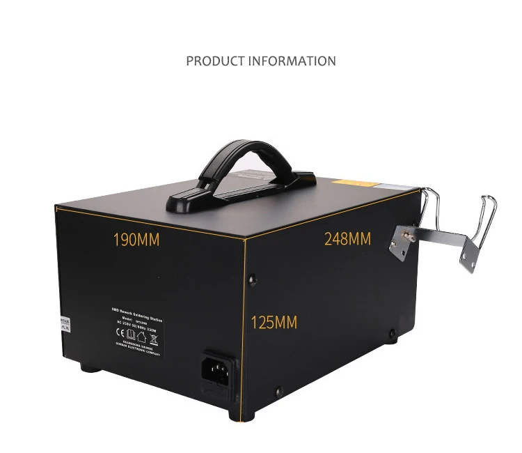 Паяльная станция с термофеном паяльная микроприводом и цифровым светодиодным