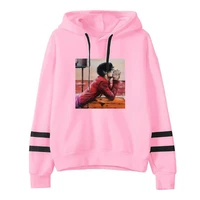 vintage hoodies womens long sleeve 2021 korean tops streetwear love vintage pullovers fall women pink tops