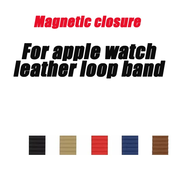 Кожаная Петля для apple watch SE band 38 мм 40 браслет с магнитной застежкой series 6 5 4 3 2 1 iwatch 42