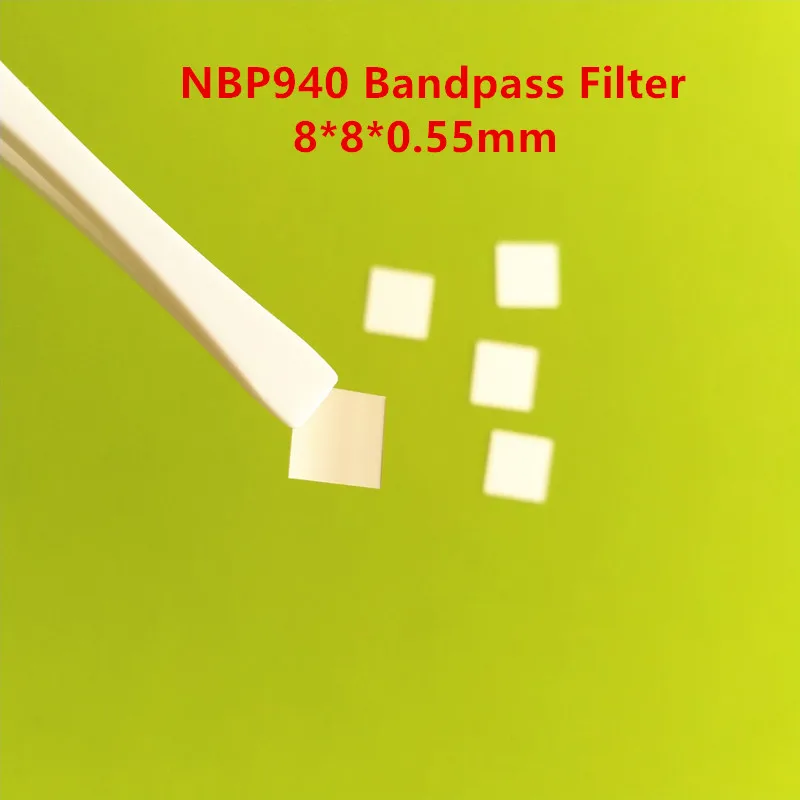 10 шт.! 940nm NBP940 8*8*0,55 мм ИК инфракрасный узкий ленточный фильтр Видимый светильник
