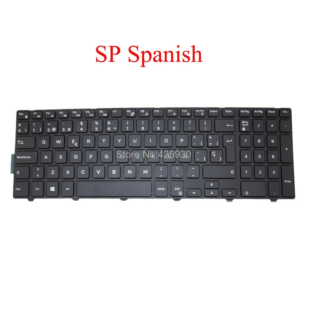 Ноутбук SP SD TI IN клавиатура для DELL 15 3541 3542 5542 5545 5547 5557 5558 Шведский словенский