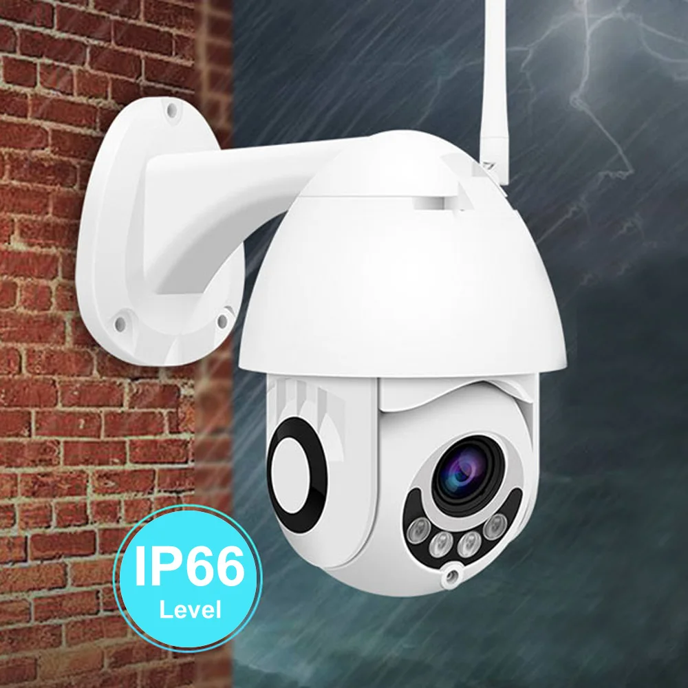 

HD 1080P IP Camera WiFi Security Surveillance CCTV 360 PTZ 4X Zoom IP66 Outdoor Indoor IP Cam Smart Home Monitor Securite Kamera