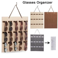 Hanging Glasses Organizer Display Case Sunglasses Storage Sunglasses Eyeglasses Stand Holder Jewelry Wall  Tray Storage
