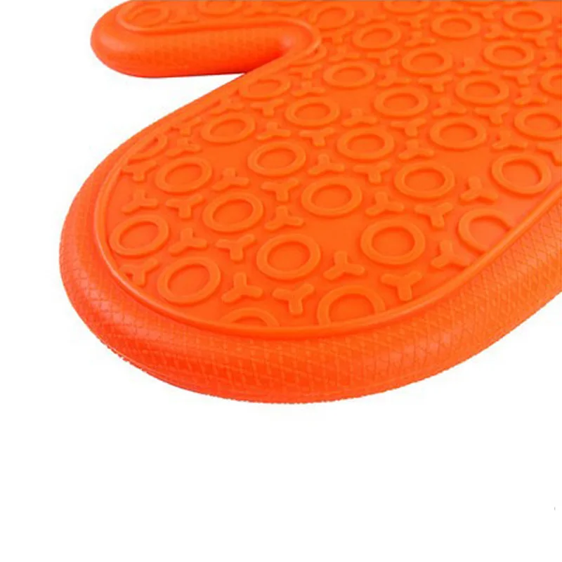 

Thick High Temperature Insulated Silicone Glove Heat Resistant Microwave Oven Oven for Baking Mitts