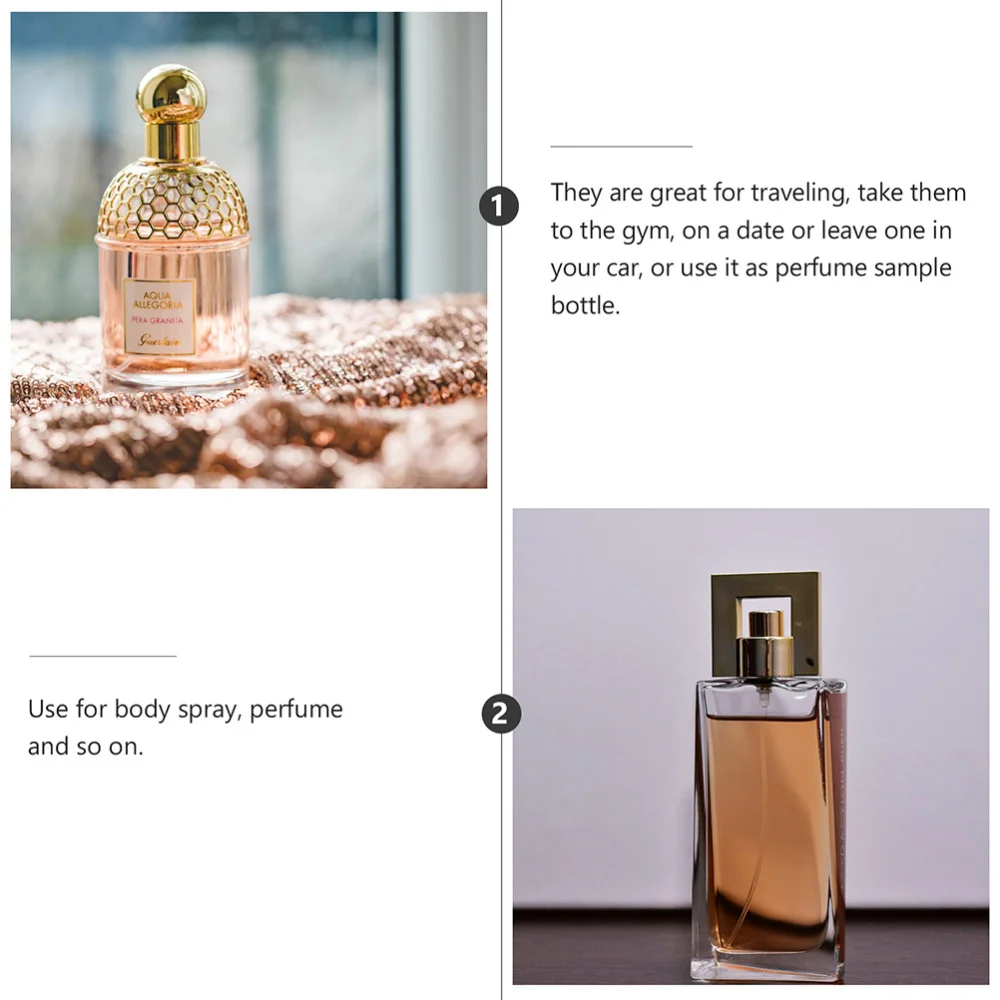 

20pcs Empty Perfume Bottles Perfume Storage Bottle Perfume Dispenser (3ml)