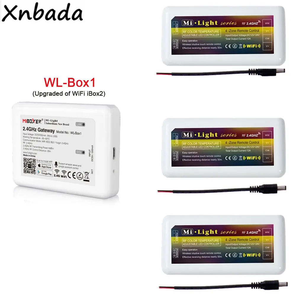 Mi светильник MiBoxer WL-Box1 светодиодный контроллер 2 4G CCT цветовая температура