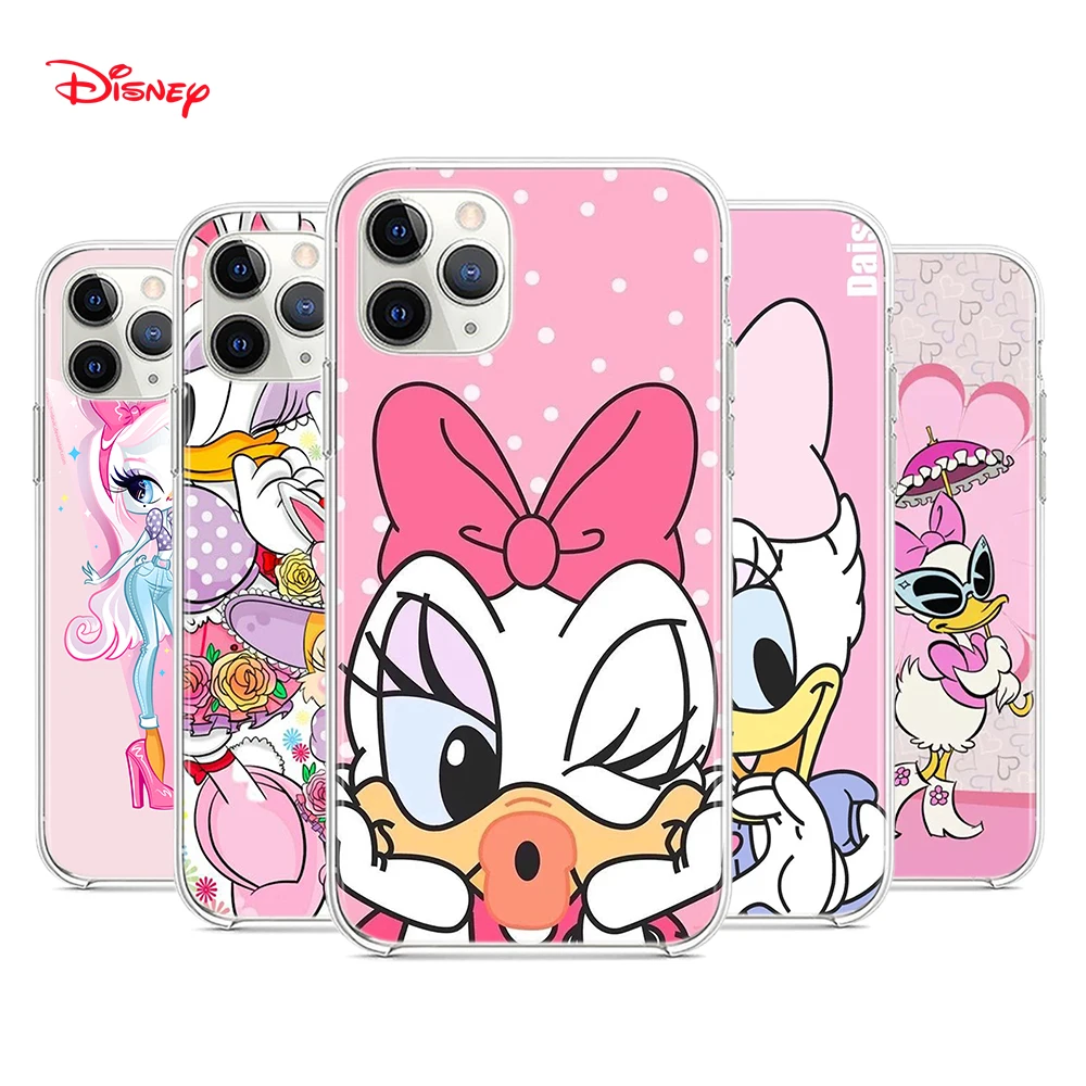 Silicone Cover Daisy Duck For Apple IPhone 13 12 Mini 11 Pro XS MAX XR X 8 7 6 5 SE Plus Phone Case 