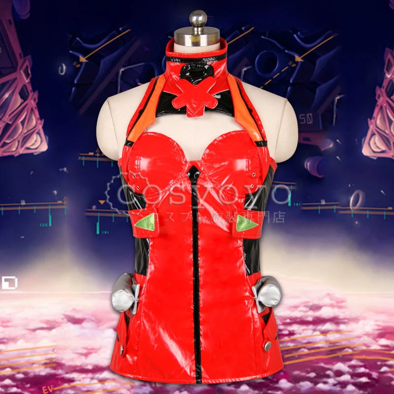 Аниме Asuka Langley Soryu Косплей Костюм EVA Cos платье H |