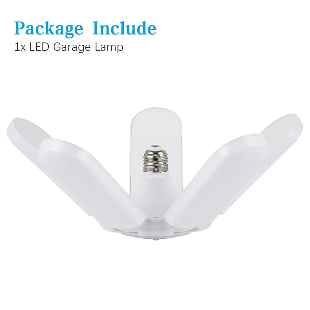 

Super Bright Industrial Lighting 75W E27 Led Fan Garage Light 4800LM 85-265V 2835 Led High Bay Industrial Lamp for Workshop