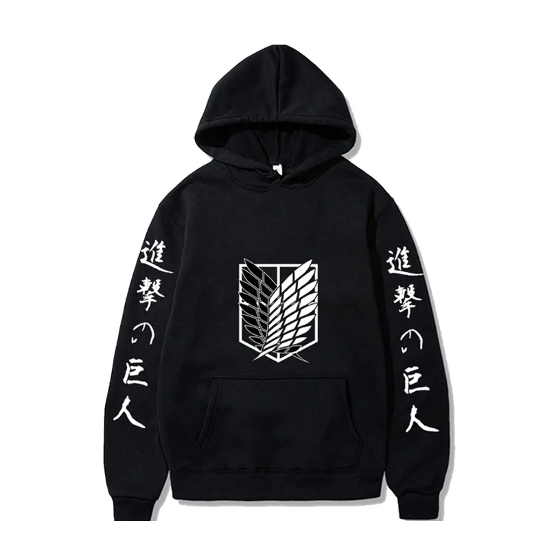 

Anime Attack on Titan Hoodie Fashion Pullovers Casaul Tops Free shipping