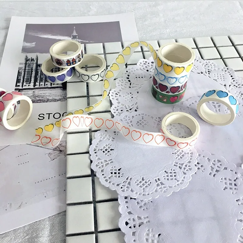 Любовь Сердце торт весенний медведь Сделай Сам Скрапбукинг Украшение скотч