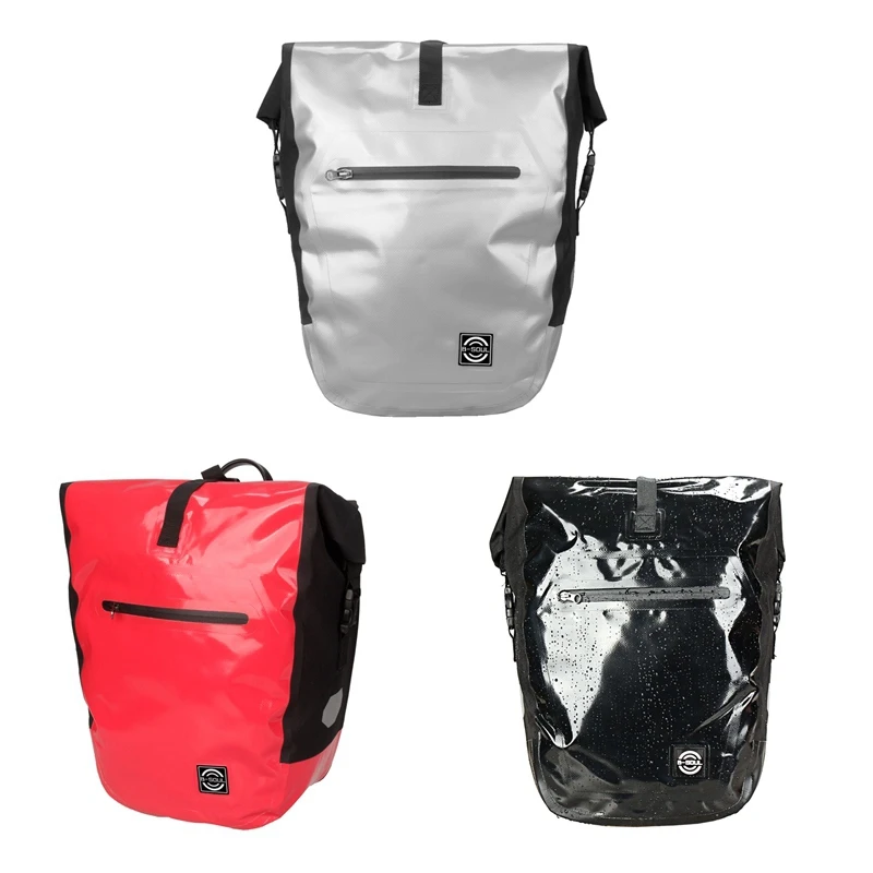 

Waterproof Bike Bag MTB Road Bicycle Rear Rack Pannier Pouch Large Capacity Cycling Rear Seat Bag Bike Pack Bicycle Accessories
