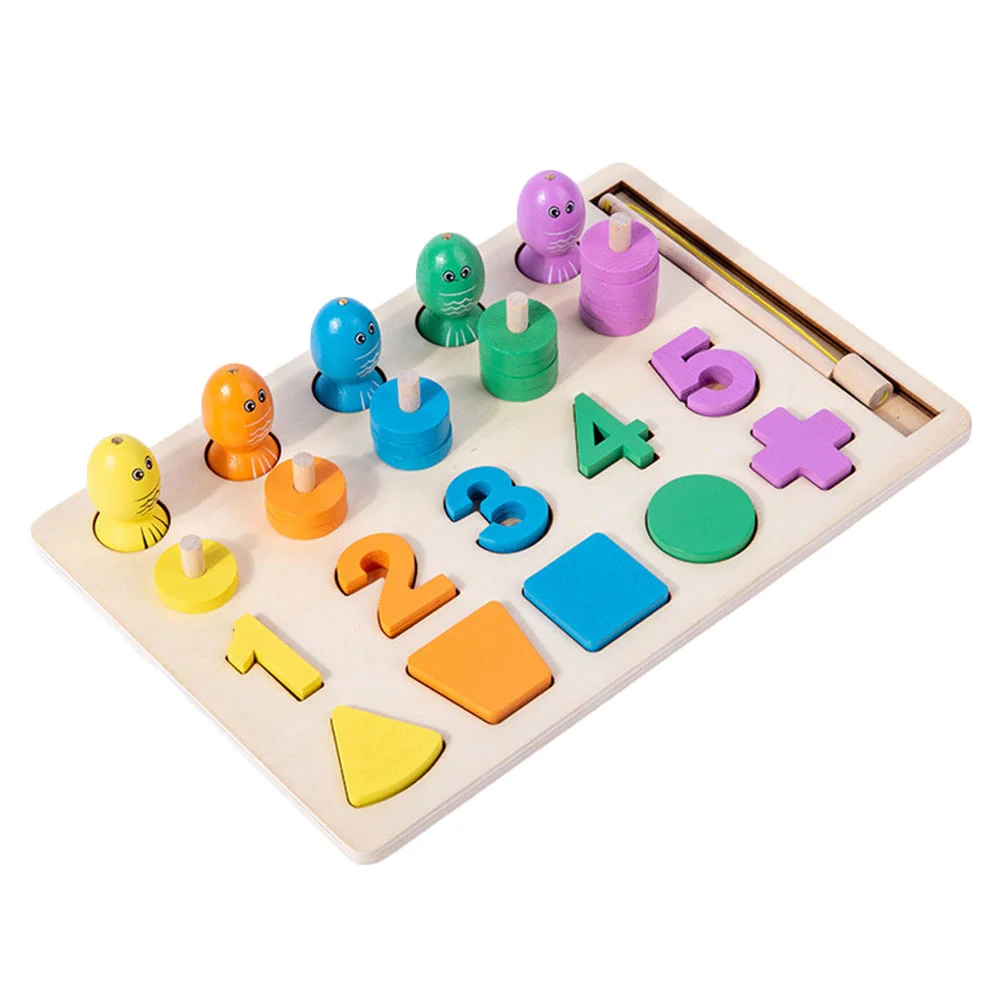 

1 Набор детских арифметических игрушек для рыбалки, развивающая игрушка для детей