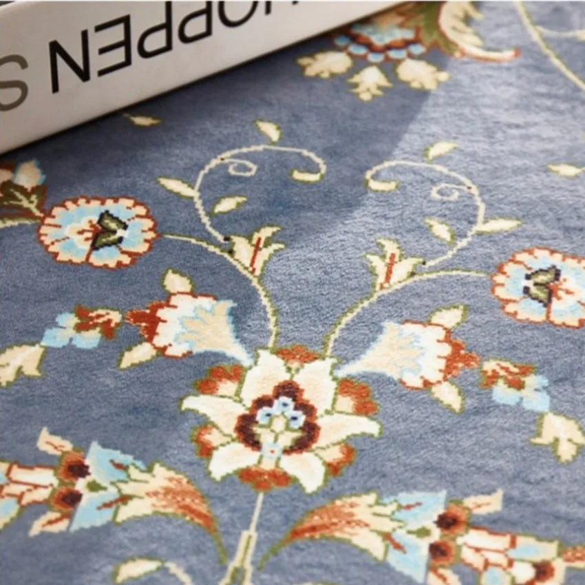 구매 레트로 스타일 클래식 카펫 거실 대형 커피 테이블 카펫, 직사각형 그라운드 매트, 페르시아 가정 장식 카펫