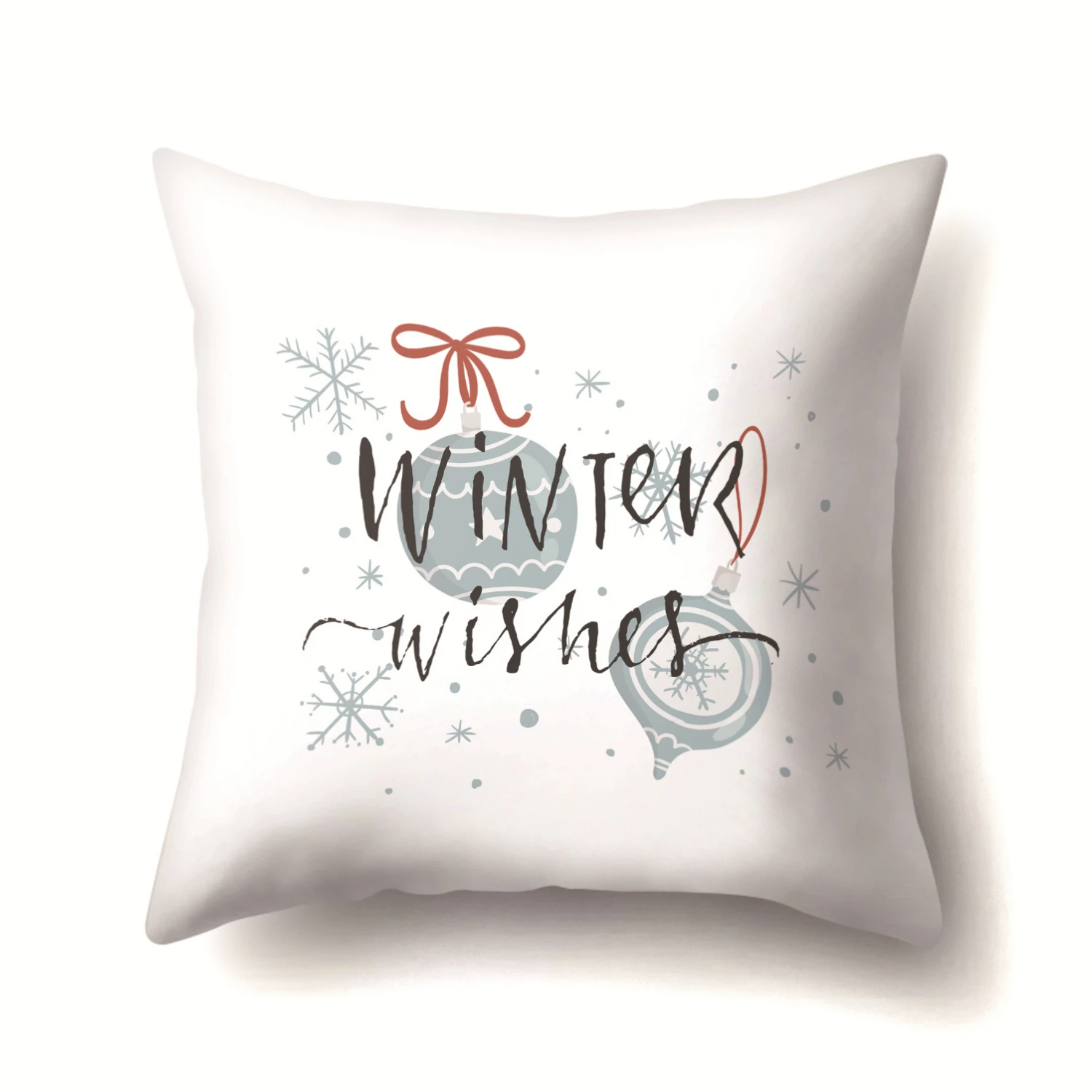 Санта Клаус снеговик рождественские Наволочка на подушку размером 45*45 см