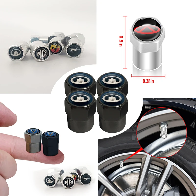 Колпачки клапанов для спортивных автомобильных шин 4 шт. инструменты штырей